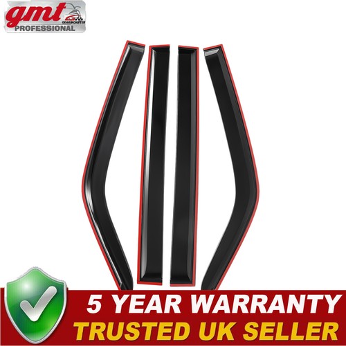Black wind deflectors - deflectors, door
