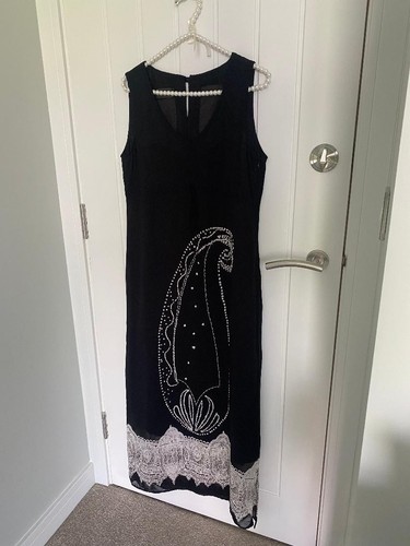 Summer tuzzi black long shift - black,