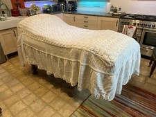 Candlewick Vintage Bedspread, Single Bed, White