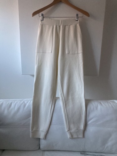 Zara knit joggers ecru size - joggers, m
