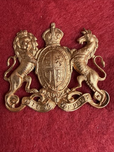 British army royal arms brass - royal,