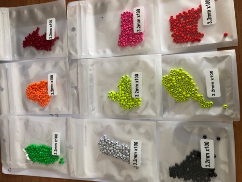 2mm beads for fly tying - 3., x100