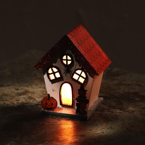 Spooky spider pumpkin - pumpkin, house