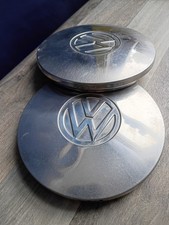 2 VW Chrome 6" Hub Cap Center