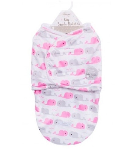 Pink grey cute whale - grey, super