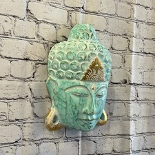 30cm x 20cm Green Buddha Head