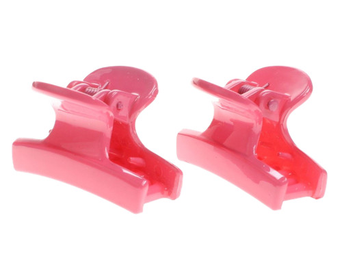 Small mini pink plastic - mini, hair