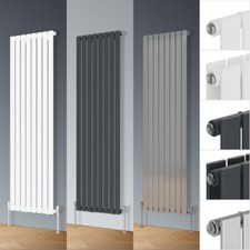 Vertical Designer Radiator Single Double Flat Panel Central Heating Tall Rads