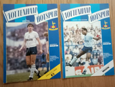 Tottenham Hotspur 1984/85 Selection of Home League Programmes from menu
