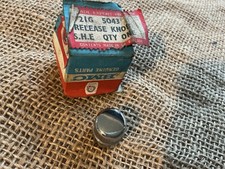 1 NOS RARE BMC CHROME HANDBRAKE BUTTON / CLASSIC MINI MK1 /AUSTIN /MORRIS