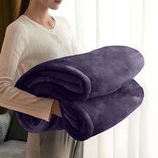 Soft Faux Fur Fleece Throw