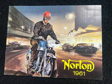 Norton Motorcycles 1961 original Sales Brochure