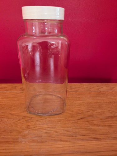 Vintage glass sweet - shop, jar