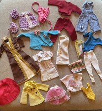 Vintage Sindy Clothing Items, Various Eras. All Items In Need Of TLC