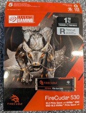 Seagate FireCuda 530 1TB M.2 NVMe Internal SSD Gaming solid state drive ps5