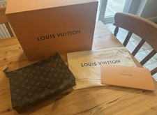 Louis Vuitton Toiletry Monogram Pouch 26 Brown Canvas