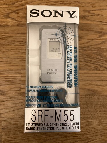 Sony srf m55 - fm, groove