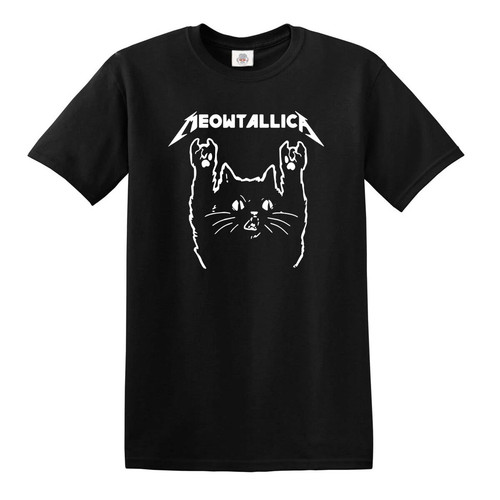 Meowtallica shirt rock cat - rock,