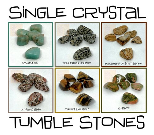 Crystal polished tumble stone - tumble,