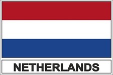 Sticker Flag Netherlands