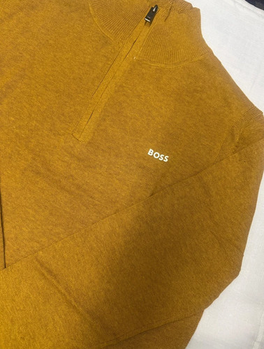 Men classic boss half zip - half,