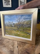 Gwyneth Tomos (Welsh Artist) - Original Oil Painting - “Farm Near Waterfall”