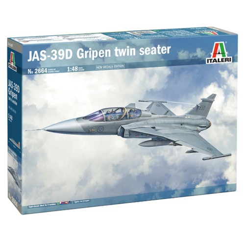 Italeri 2664 saab jas 39d - italeri,