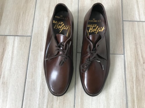 Men leather shoes bally - leather,