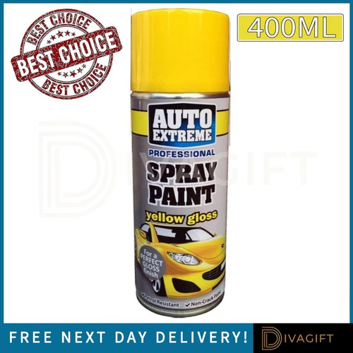 Yellow gloss spray paint - yellow,