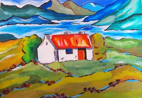 Ireland original painting - ireland,
