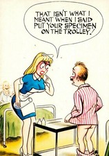 NURSE SPECIMAN ON TROLLEY  -