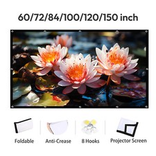 100" 120" Projector Screen HD