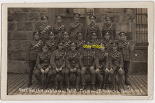 1917 Photo Postcard WW1 Soldiers, FULWOOD BARRACKS, PRESTON, Lancashire.