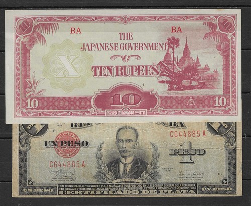 Banknotes worldwide 1938 - banknotes., worldwide.