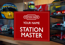 Custom Train Railway Sign