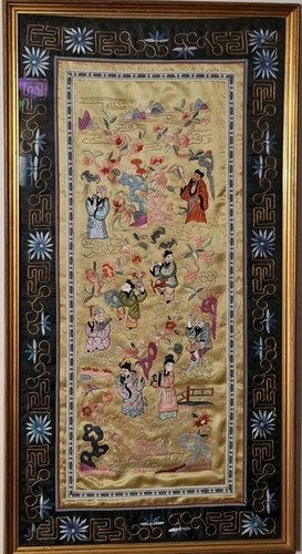 Chinese art silk embroidery - chinese,