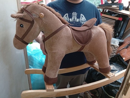 Child ride brown - child's, rocking