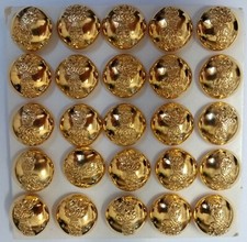Genuine British Army The Life Guards Regiment Officers Dress Buttons 30L x25 