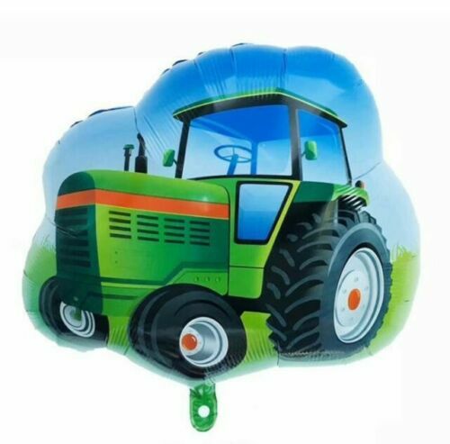 Tractor balloon farm birthday - tractor,