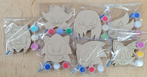 Sonic wooden paint your own - wooden,