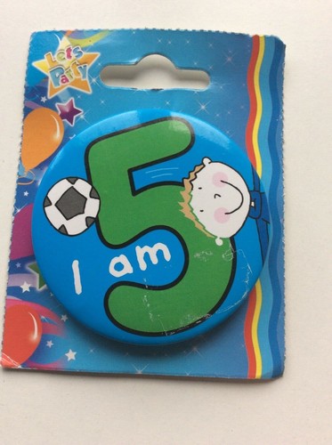 Lets party birthday badge - ,,  birthday