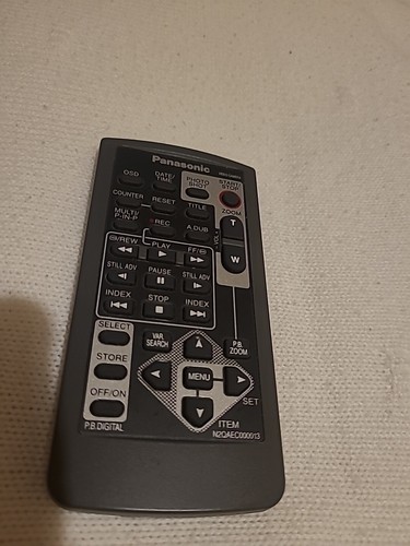 Panasonic remote control - panasonic,