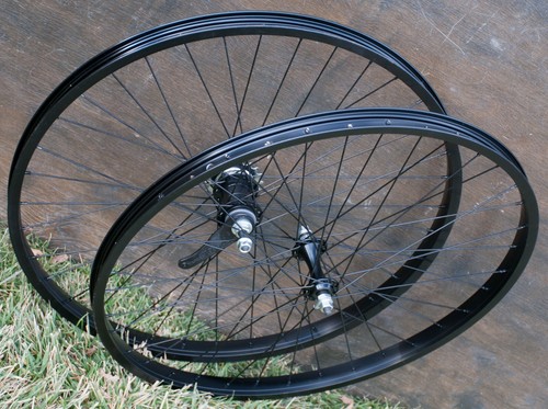Black cruiser bike wheels - 26"black,