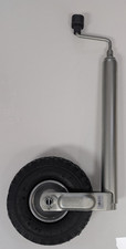 Genuine ALKO Jockey Wheel Assembly 48mm Shaft + Pneumatic Tyre - Caravan Trailer