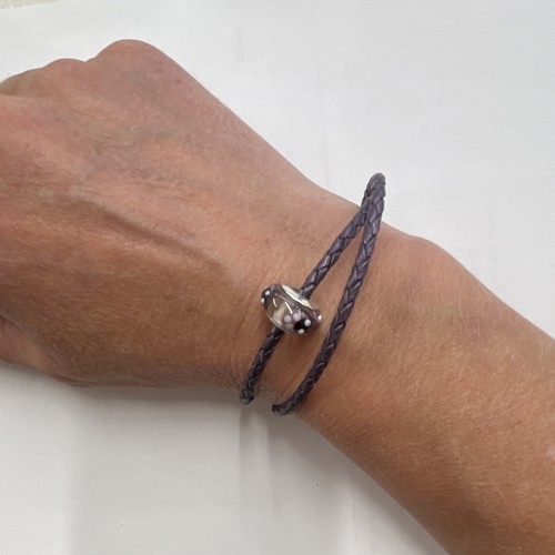 Pandora purple braided leather - pandora,