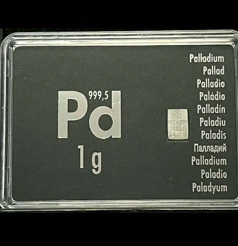 Esg valcambi palladium bar - 1g,