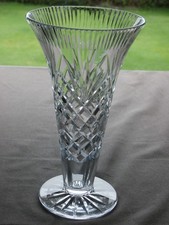Lovely Cut  Crystal  8"  Tall