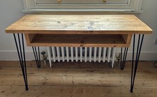 Industrial Wooden Desk with
