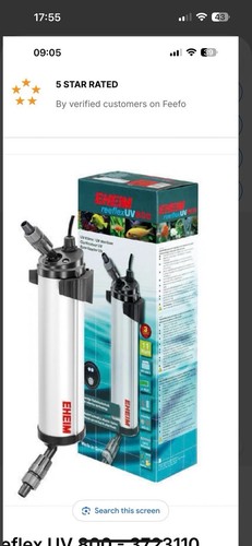Aquarium steriliser for - uv,