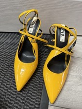 Zara Yellow Patent Leather